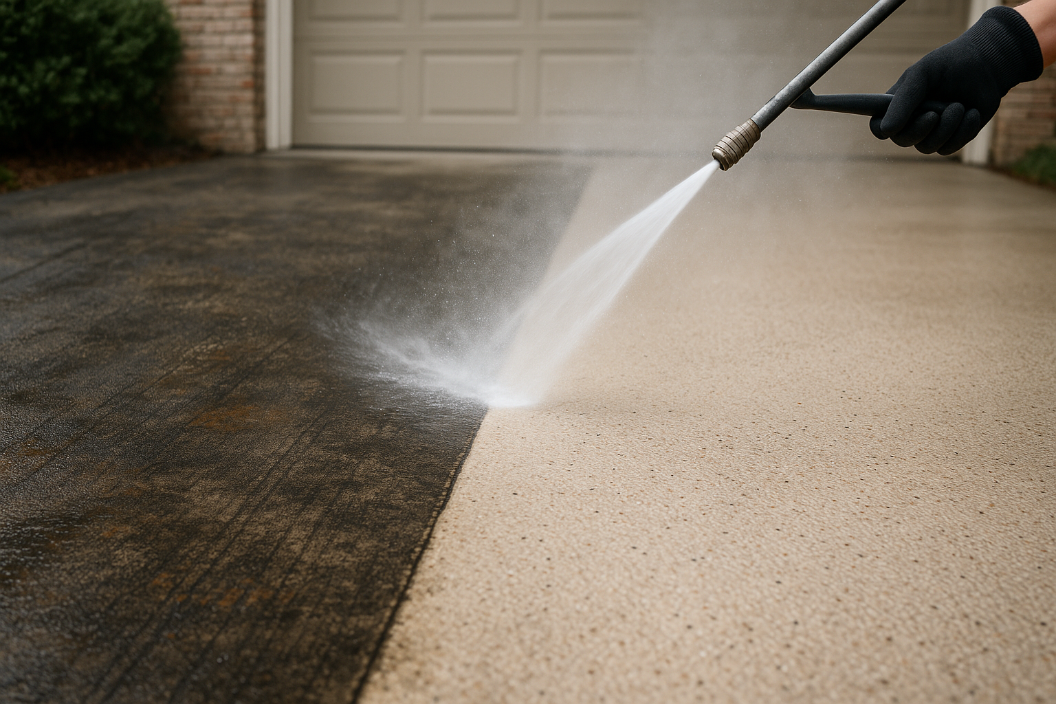 Shocking Driveway Transformation Before and After